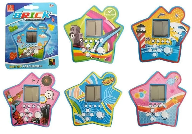 Elektroninis „Tetris“ plytų žaidimas, nešiojamas žvaigždė