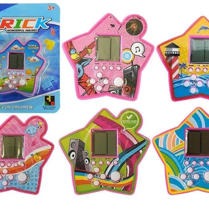 Elektroninis „Tetris“ plytų žaidimas, nešiojamas žvaigždė