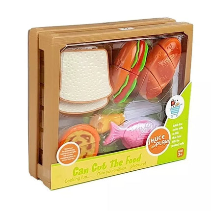 Dešrainių rinkinys ingredientams pjaustyti krepšelyje