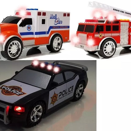 Automobilių rinkinys Specialiosios pajėgos Policija Greitoji pagalba Ugniagesiai