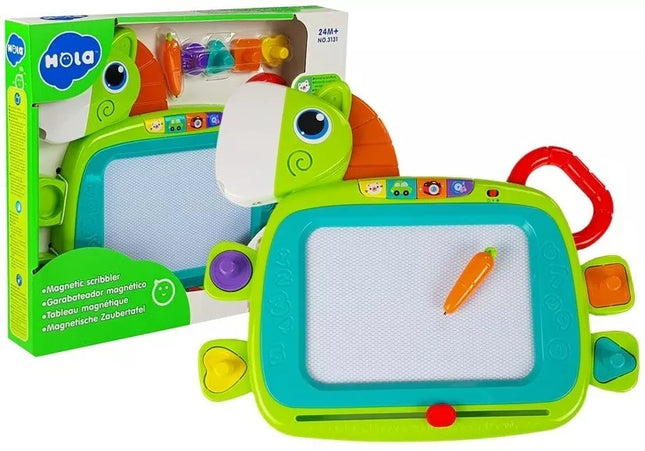 Piešimo lenta su baterijomis „Poniukas“, spalvos + antspaudai