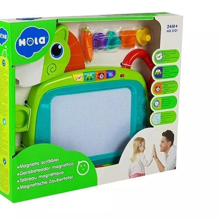 Piešimo lenta su baterijomis „Poniukas“, spalvos + antspaudai