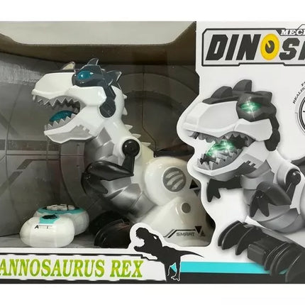 Interaktyvus dinozauras su nuotolinio valdymo pulteliu R/C, skleidžiantis garsus
