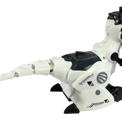 Interaktyvus dinozauras su nuotolinio valdymo pulteliu R/C, skleidžiantis garsus