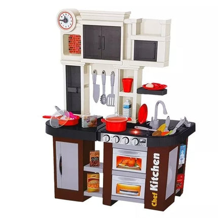 Interaktyvi virtuvėlė vaikams Okp Šaldytuvo vandens čiaupo aksesuarai 58 vnt.