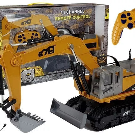 Ekskavatorius R/C radijo valdiklis 2.4G su šviesomis