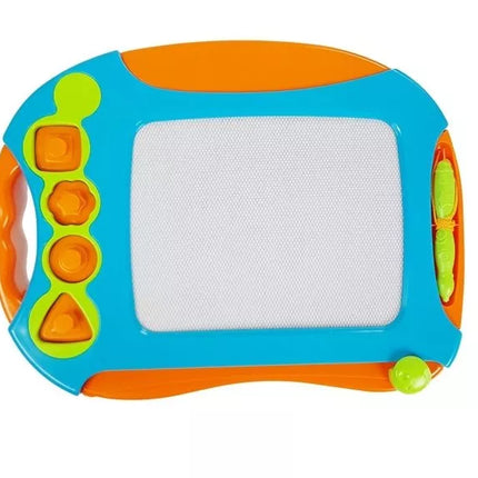 Magnetinė piešimo lenta su geometriniais antspaudais