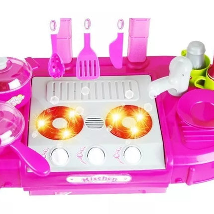 Nuostabus virtuvės žibintų ir garsų vaidmenų rinkinys