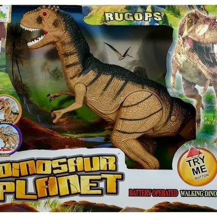 Didelis Tyrannosaurus Rex juda riaumoja švyti