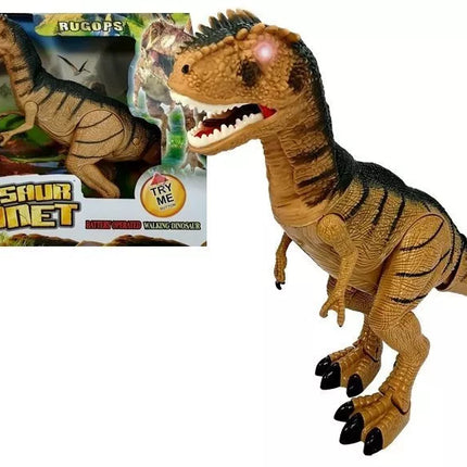 Didelis Tyrannosaurus Rex juda riaumoja švyti