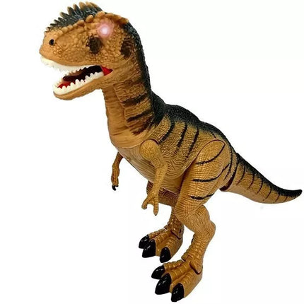 Didelis Tyrannosaurus Rex juda riaumoja švyti