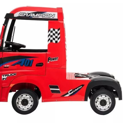 Elektromobilis Mercedes Actros, raudonas