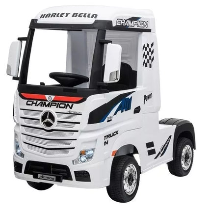 Mercedes Actros Electric Ride On Car White