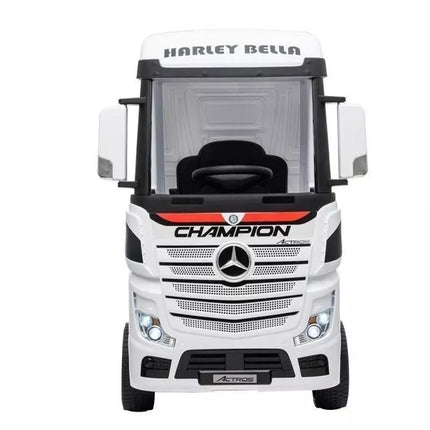 Mercedes Actros Electric Ride On Car White