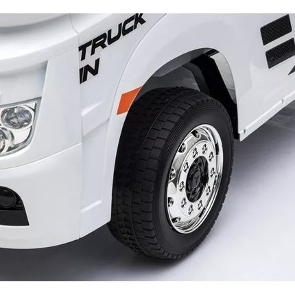 Mercedes Actros Electric Ride On Car White