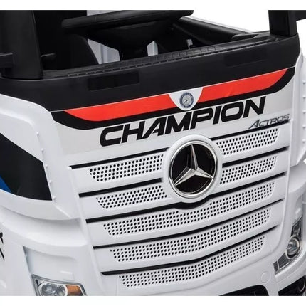 Mercedes Actros Electric Ride On Car White