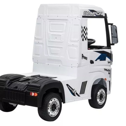 Mercedes Actros Electric Ride On Car White