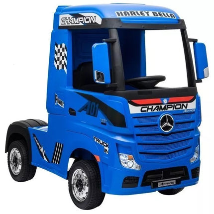 Elektromobilis Mercedes Actros, mėlynas
