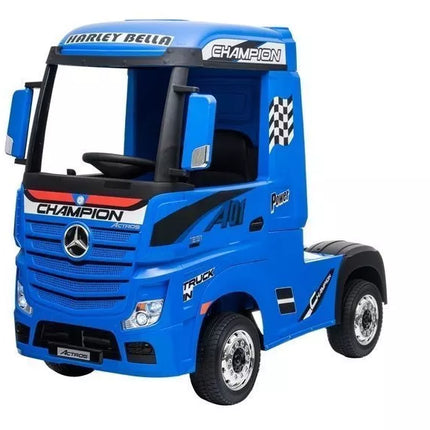 Elektromobilis Mercedes Actros, mėlynas