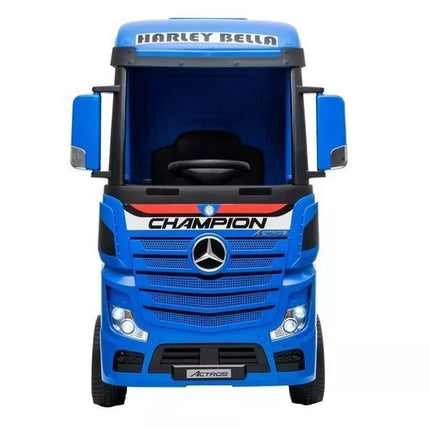 Elektromobilis Mercedes Actros, mėlynas