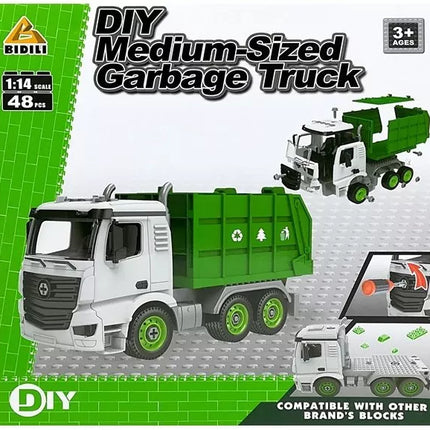 „Pasidaryk pats“ 1:14 šiukšliavežio automobilis su atsuktuvovu