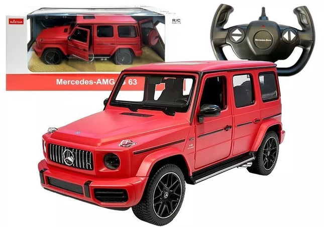 Nuotoliniu būdu valdomas Mercedes G63 Rastar R/C raudonas