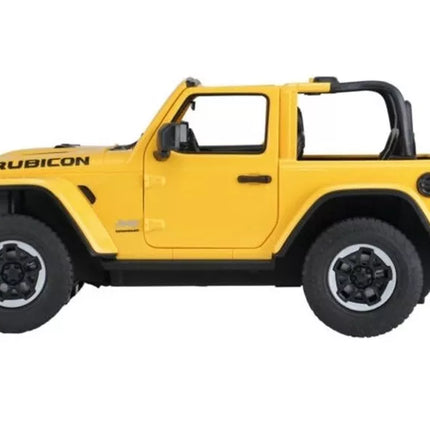 R/C Jeep Wrangler Rubicon 1:14 Rastar Geltonas