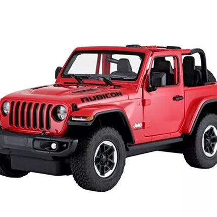 R/C Jeep Wrangler Rubicon 1:14 Rastar Raudonas