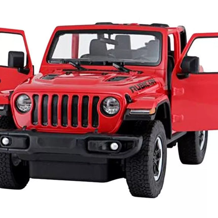 R/C Jeep Wrangler Rubicon 1:14 Rastar Raudonas