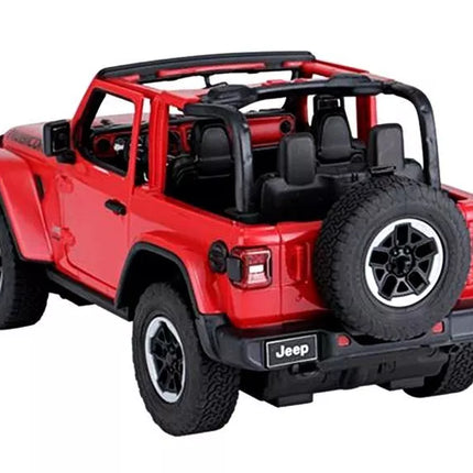 R/C Jeep Wrangler Rubicon 1:14 Rastar Raudonas