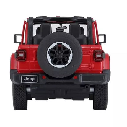 R/C Jeep Wrangler Rubicon 1:14 Rastar Raudonas