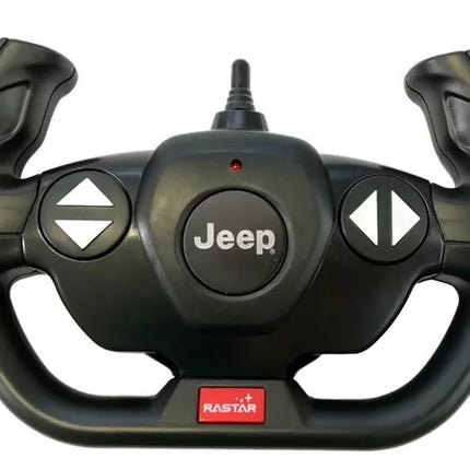 R/C Jeep Wrangler Rubicon 1:14 Rastar Juodas