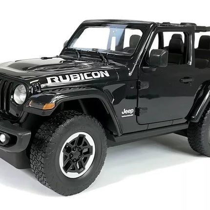 R/C Jeep Wrangler Rubicon 1:14 Rastar Juodas