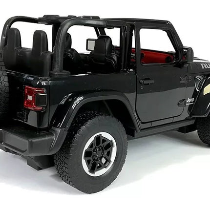 R/C Jeep Wrangler Rubicon 1:14 Rastar Juodas