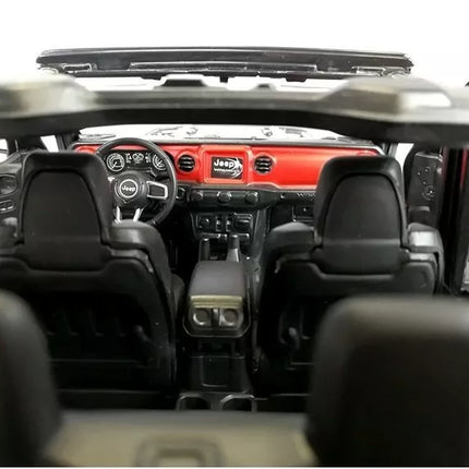 R/C Jeep Wrangler Rubicon 1:14 Rastar Juodas