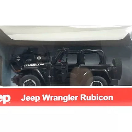 R/C Jeep Wrangler Rubicon 1:14 Rastar Juodas