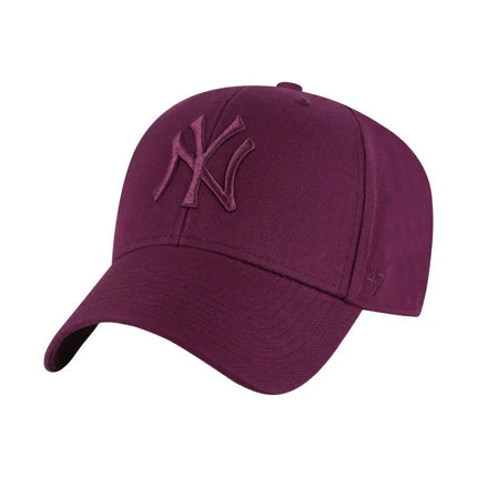 „47 New York Yankees“ „Snapback“ stiliaus slyvų spalvos kepurė su snapeliu B-MVPSP17WBP-PJA