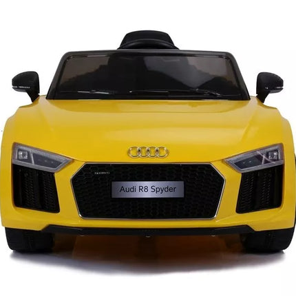 Didelis vaikiškas elektromobilis Audi R8 JJ2198, geltonas