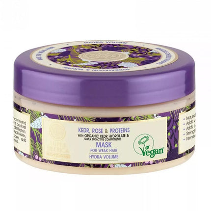 Natura Siberica Rožių ir baltymų kaukė silpniems plaukams 400ml