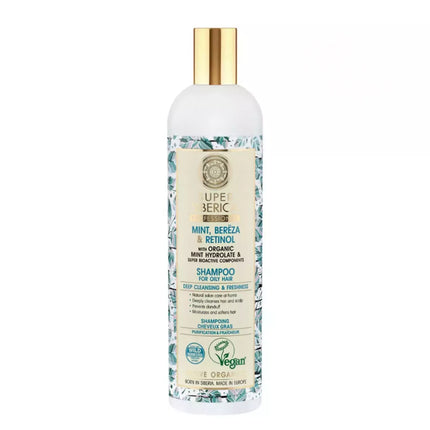Natura Siberica M&auml;tai ir Beržas Retinolio profesionalus šampūnas riebiems plaukams 400ml