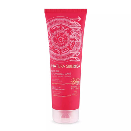 Natura Siberica natūralus gelis-šveitiklis su Sibiro ženšeniu 200 ml