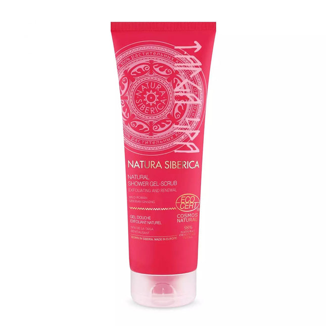 Natura Siberica natūralus gelis-šveitiklis su Sibiro ženšeniu 200 ml