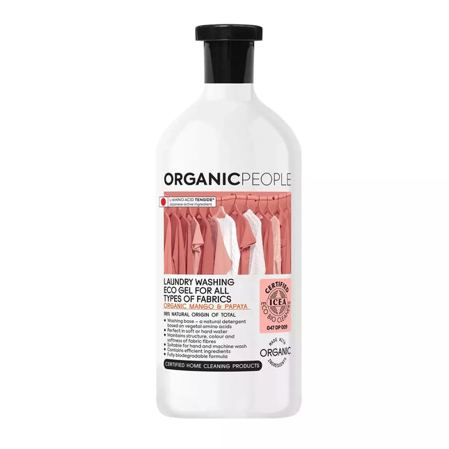 Organic People Universal Mango ir Papaja Ekologiškas skalbimo gelis 200ml