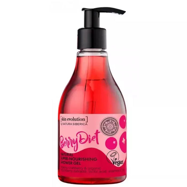 Natura Siberica Uogų dieta natūralus supermaitinamasis dušo gelis 260ml