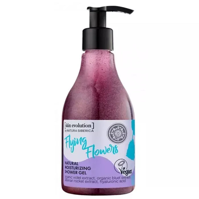 Natura Siberica Skraidančios Gėlės Natūralus Drėkinamasis Dušo Želė 260ml