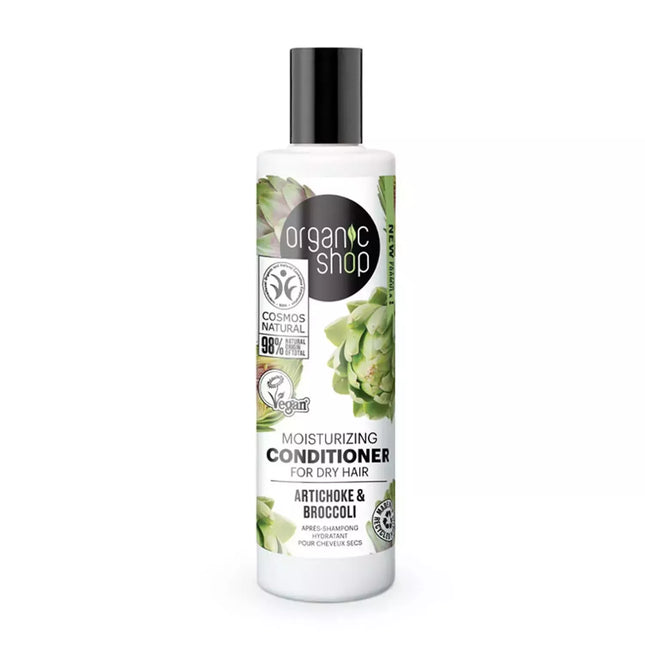 Organic Shop Artišokų Drėkinamasis Kondicionierius Sausiems Plaukams 280ml