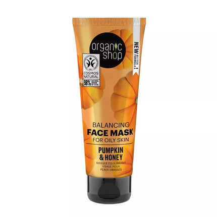 Organic Shop Moliūgų Kaukė Riebiai Odai 75ml