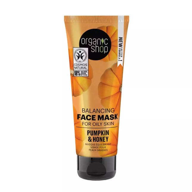 Organic Shop Moliūgų Kaukė Riebiai Odai 75ml