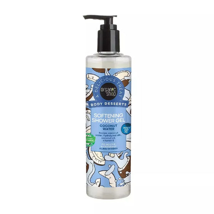 Organic Shop Kūno desertai kokoso vandens gelis prausimuisi 280ml