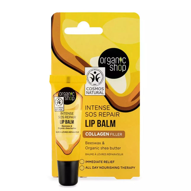 Natura Siberica Intensyvus SOS lūpų balzamas su kolagenu 1 vnt.